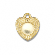 BY31&reg; Bedels van Stainless steel Roestvrij staal (RVS) met setting voor SS30 flatback Gold