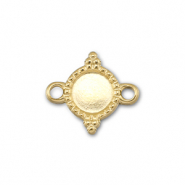 BY31&reg; Tussenstuk van Stainless steel Roestvrij staal (RVS) met setting voor SS20 flatback Gold