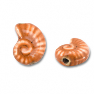 Keramiek kraal shell Orange
