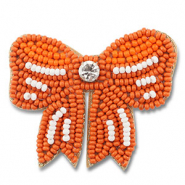 Broches bow Orange-white