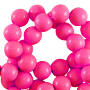 10 mm kralen van acryl shiny Fuchsia pink