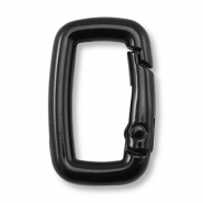 Gekleurde onderdelen voor sleutelhanger rectangle Black
