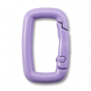 Gekleurde onderdelen voor sleutelhanger rectangle Purple
