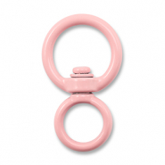 Gekleurde onderdelen voor sleutelhanger round Light pink