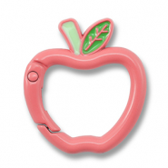 Gekleurde onderdelen voor sleutelhanger apple Vintage pink-green