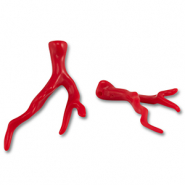 Hangers van acryl coral Red