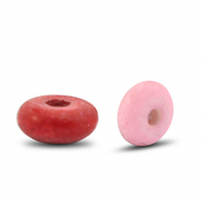 Keramiek kraal rondelle Multicolour