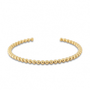 Armbanden van Stainless steel Roestvrij staal (RVS) bangle Gold