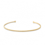 Armbanden van Stainless steel Roestvrij staal (RVS) bangle Gold