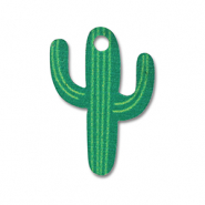 Houten bedel cactus Green-light green