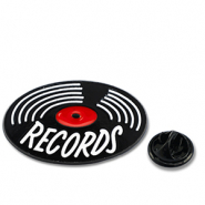 Pins LP "Records" Black-white-red