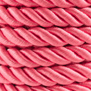 Musthave koord twisted 10mm Light red