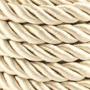 Musthave koord twisted 10mm Champagne gold