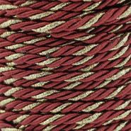 Musthave koord twisted 3mm Warm red-gold