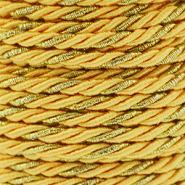 Musthave koord twisted 3mm Yellow-gold