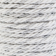 Musthave koord twisted 3mm White-silver