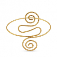 Arm cuff spiral Gold