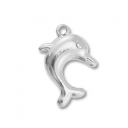 Bedels van Stainless steel Roestvrij staal (RVS) dolphin Silver