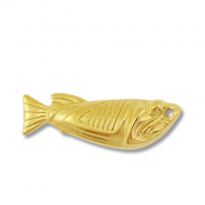 Bedels van Stainless steel Roestvrij staal (RVS) fish Gold