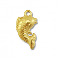 Bedels van Stainless steel Roestvrij staal (RVS) fish Gold