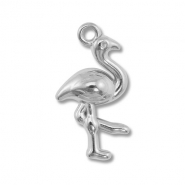 Bedels van Stainless steel Roestvrij staal (RVS) flamingo Silver