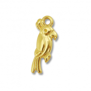 Bedels van Stainless steel Roestvrij staal (RVS) parrot Gold