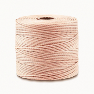 Nylon S-Lon rijgdraad 0.5mm Nude pink