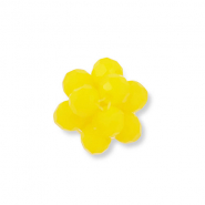 Hangers van facet flower Yellow