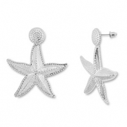 Musthave oorbellen starfish Silver