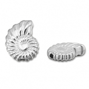 Metaal kralen DQ shell Antiek zilver (nikkelvrij)