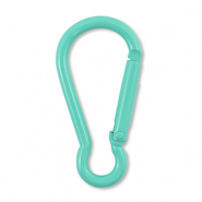 Gekleurde onderdelen voor sleutelhanger Turquoise green