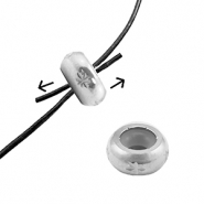 Benodigdheden van Stainless steel Roestvrij staal (RVS) bead stopper with motif 7mm Silver