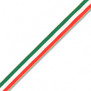 BY31&reg; Tekstlint met vlag Itali&euml; Green-white-red-gold