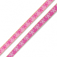 BY31&reg; Tekstlint bows Dark pink-light pink-gold