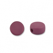 Kralen acryl disc Aubergine