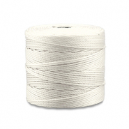 Nylon S-Lon rijgdraad 0.5mm Off white