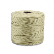 Nylon S-Lon rijgdraad 0.5mm Light khaki