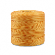 Nylon S-Lon rijgdraad 0.5mm Marigold