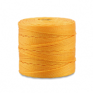 Nylon S-Lon rijgdraad 0.5mm Marigold yellow