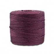 Nylon S-Lon rijgdraad 0.5mm Aubergine