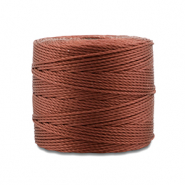 Nylon S-Lon rijgdraad 0.5mm Mahogany brown