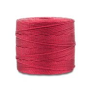 Nylon S-Lon rijgdraad 0.5mm Dark red