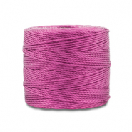 Nylon S-Lon rijgdraad 0.5mm Magenta pink