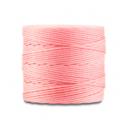 Nylon S-Lon rijgdraad 0.5mm Light coral pink