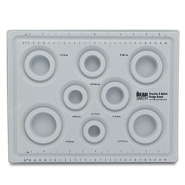 Beadsmith kralen/armband bord met deksel Grey