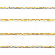 Benodigdheden van Stainless steel Roestvrij staal (RVS) jasseron flat Gold