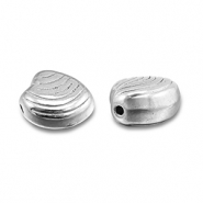 Kralen van Stainless steel Roestvrij staal (RVS) shell Silver