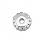 Kralen van Stainless steel Roestvrij staal (RVS) spacer 6mm Silver