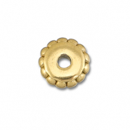 Kralen van Stainless steel Roestvrij staal (RVS) spacer 5mm Gold