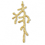 Statement hangers coral Gold